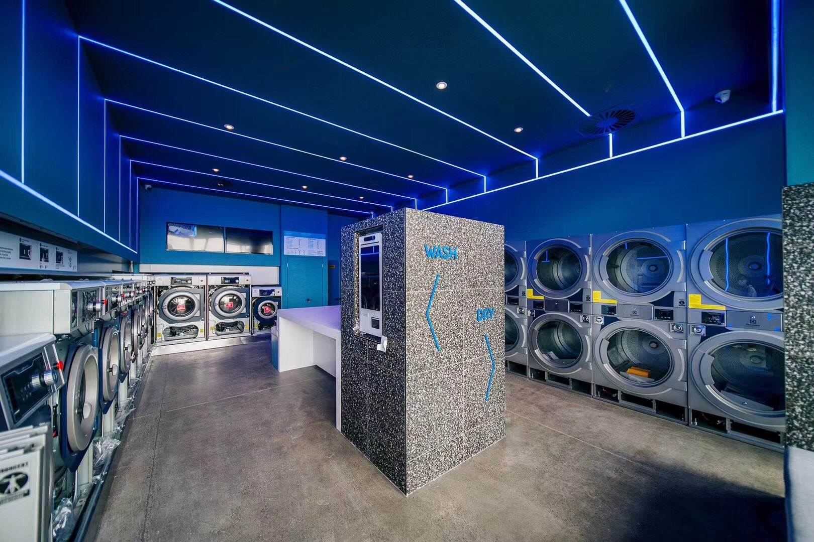 New Zealand Laundromat - Check-out Kiosk