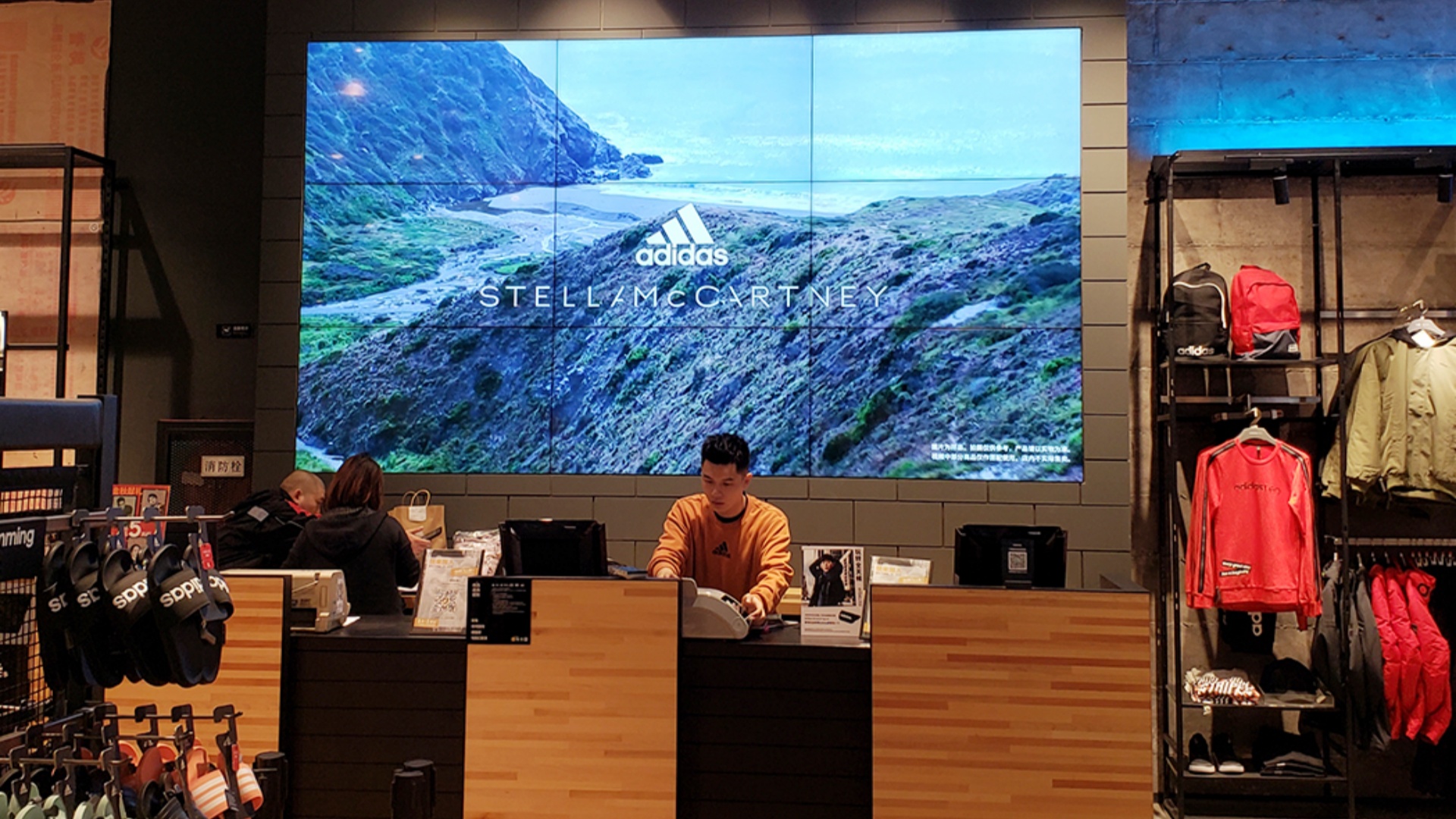 Adidas installs digital signages to boost sales